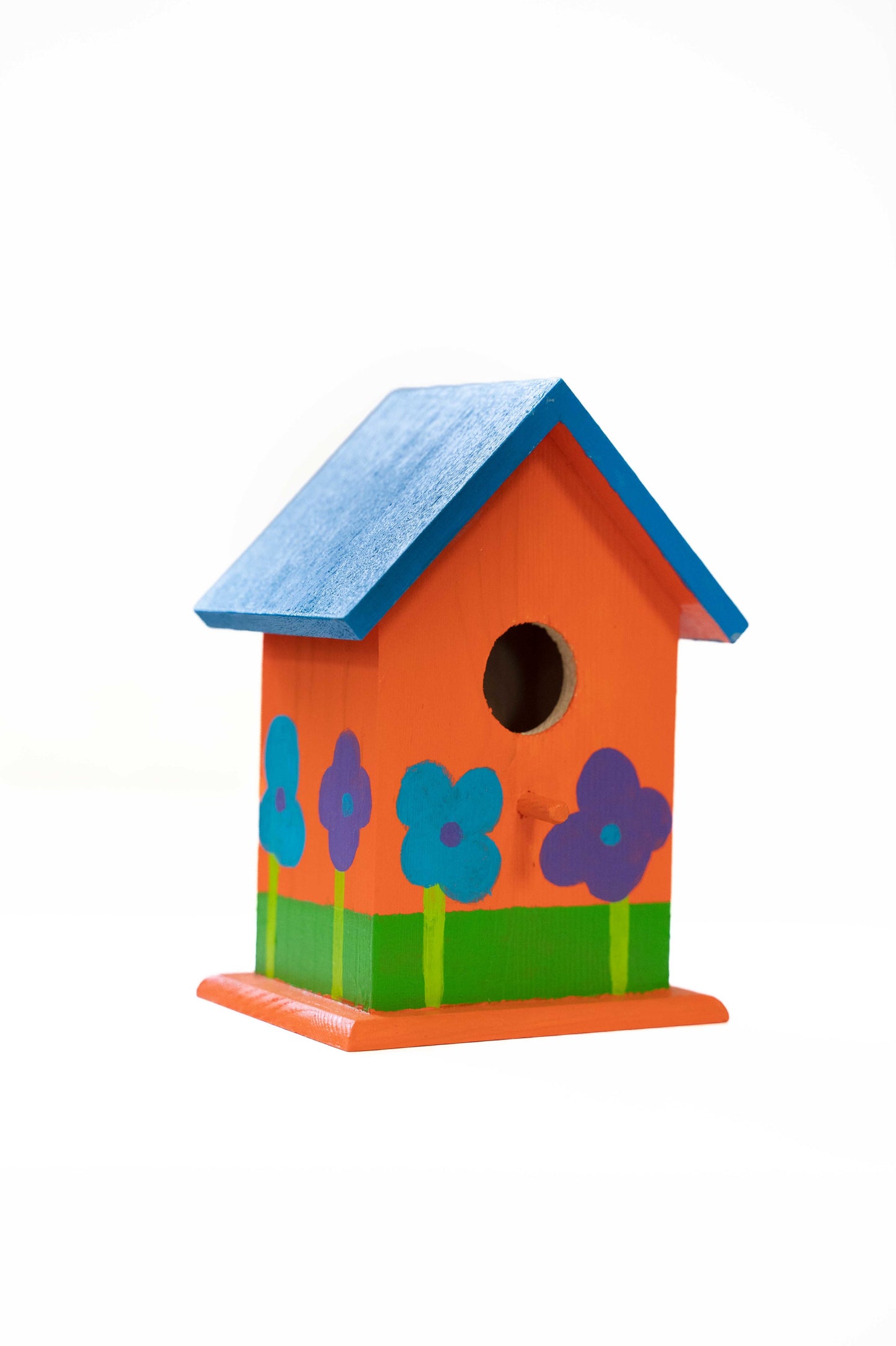 Vogelhuisje, beschilderd