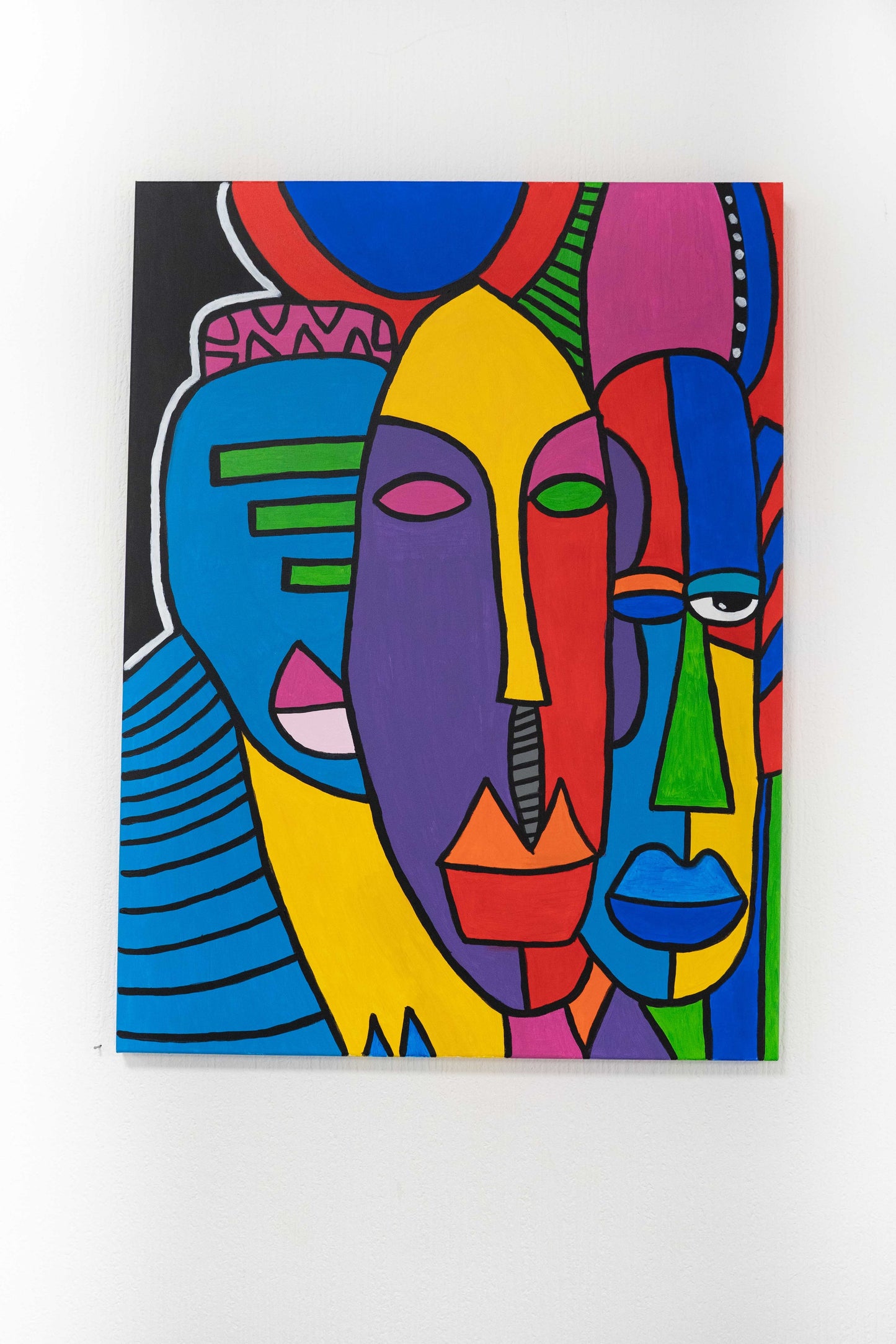Schilderij ''Maskers''