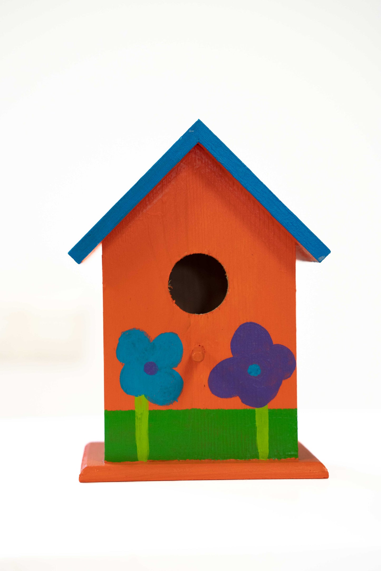 Vogelhuisje, beschilderd
